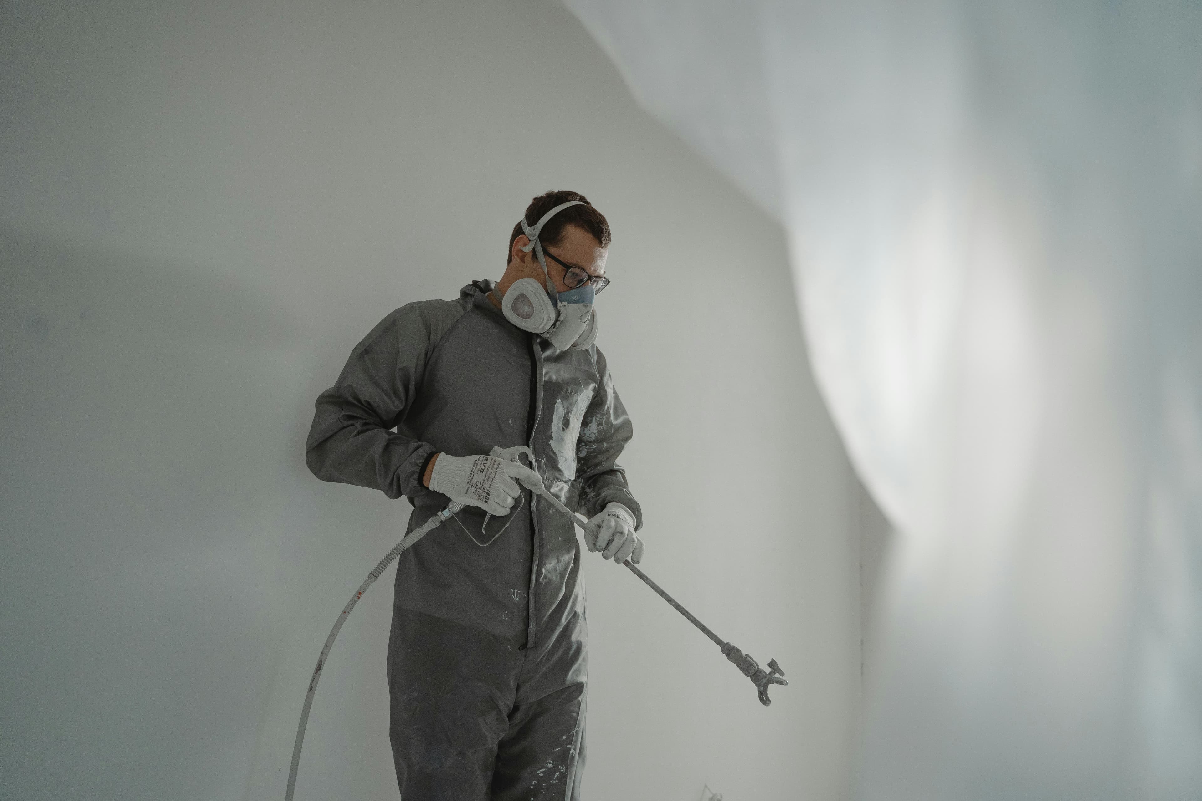Val Painting professional at work